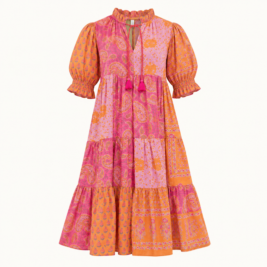 Vestido Tie Tiered