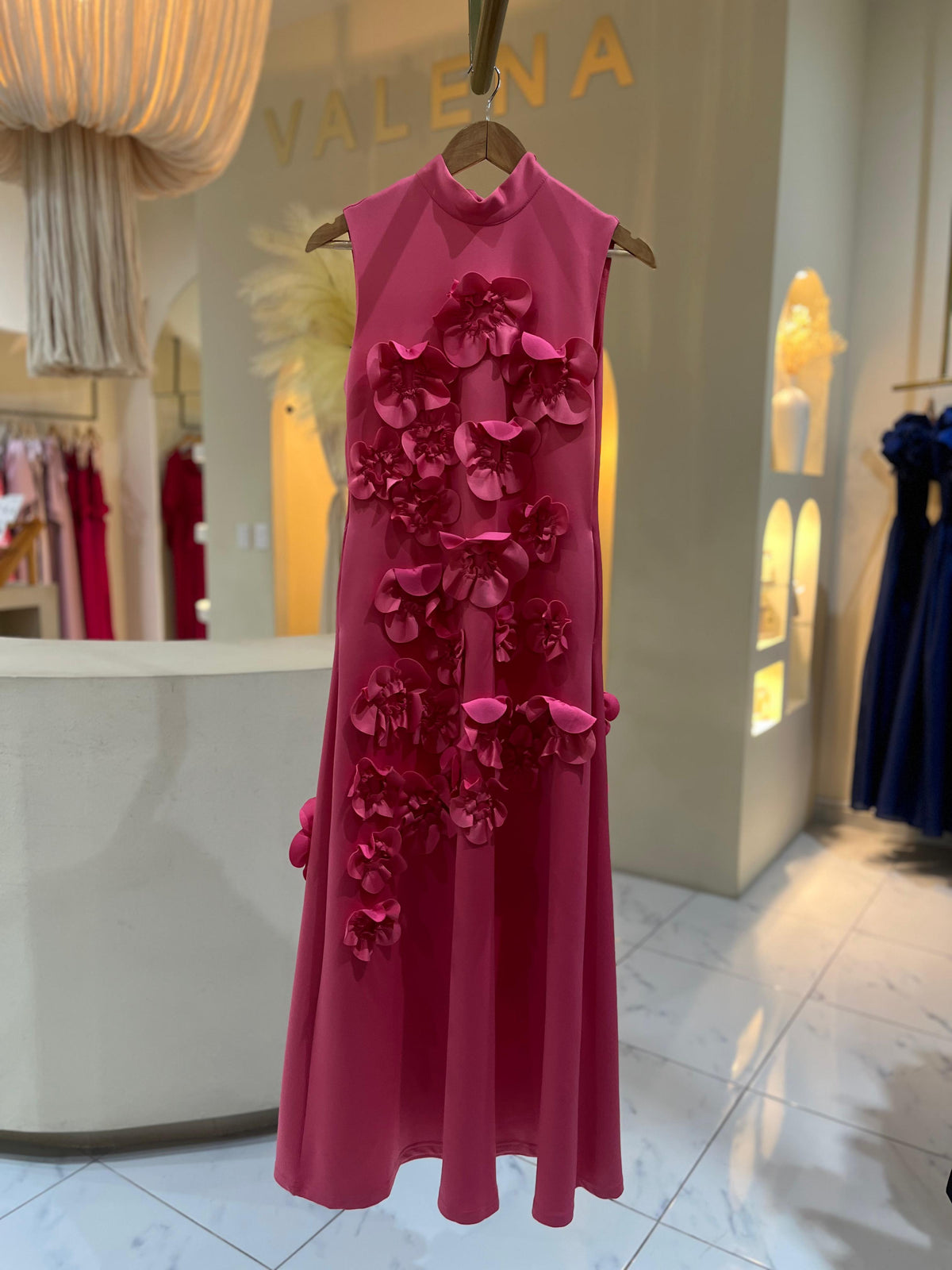 Vestido Rosa Flores