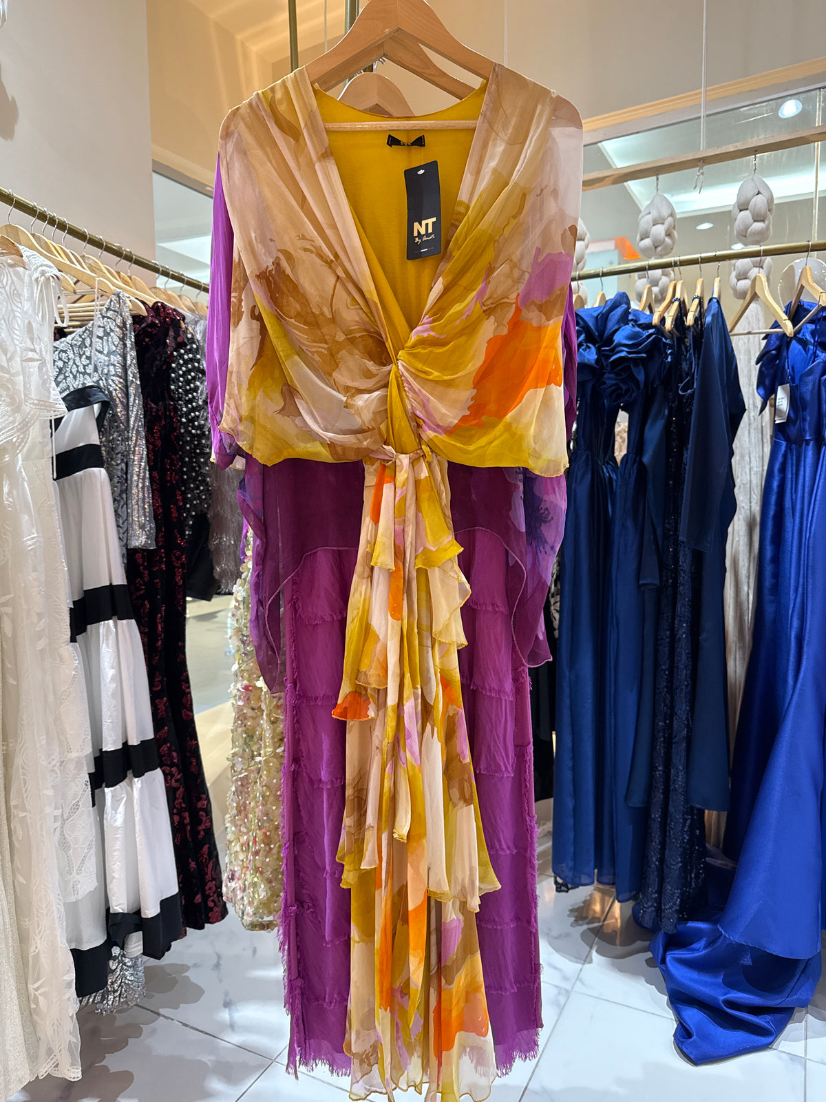 Vestido Seda Italiano