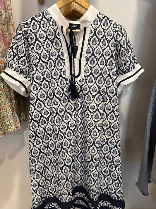 Vestido corto Navy