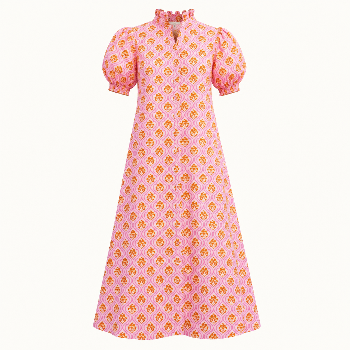 Vestido Pink Orange Largo